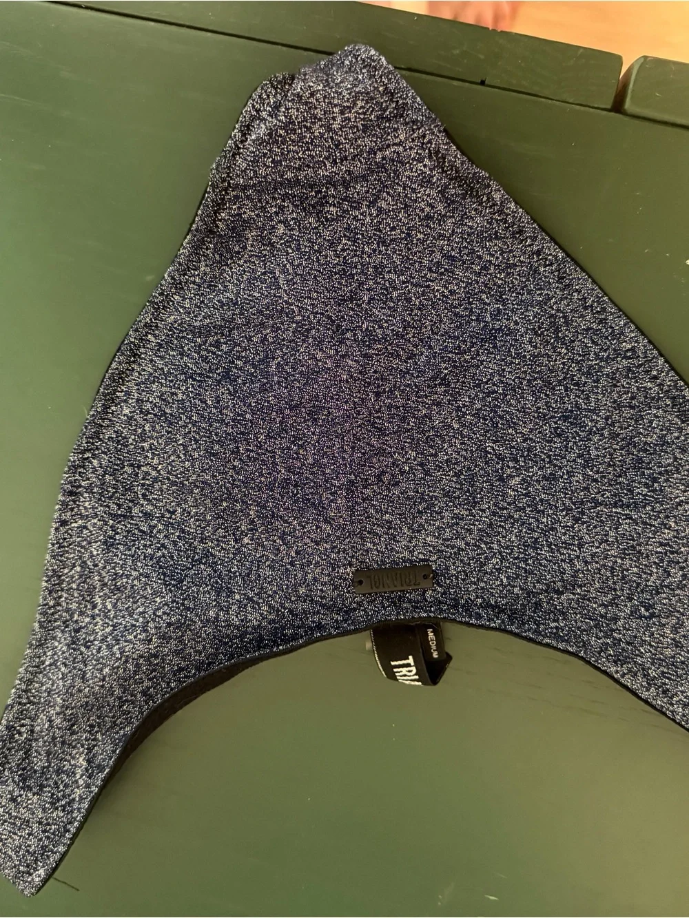 triangl swimwear Blue Speckle Two-Piece Bikini